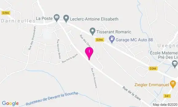 Localisation Claudine Mangin