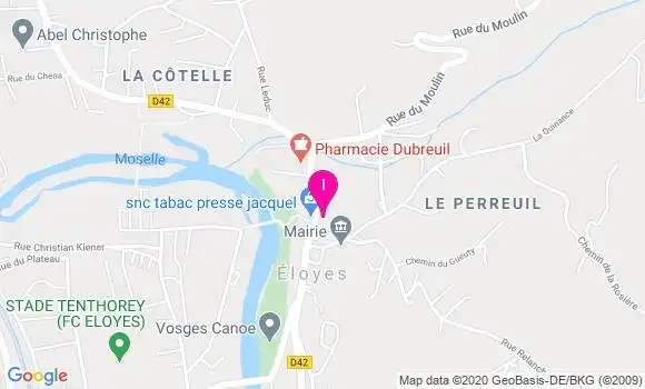 Localisation Marie Beatrice Haton
