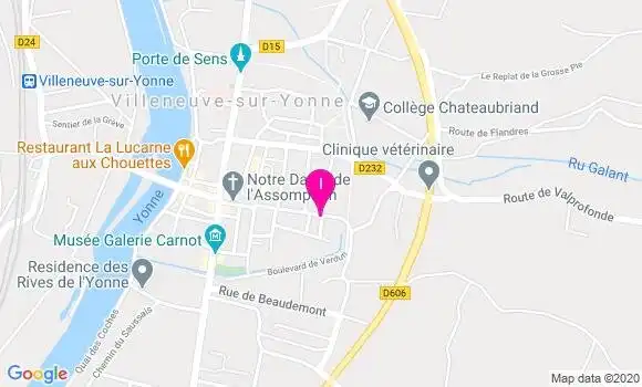 Localisation Emilie Baudoin