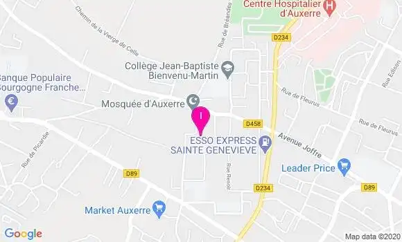 Localisation Colette Maboundou