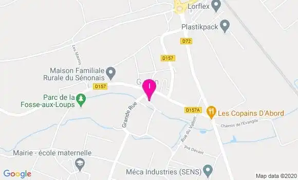 Localisation Elisabeth Bollea Lages