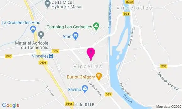 Localisation Tiphaine Dardoise Lienart