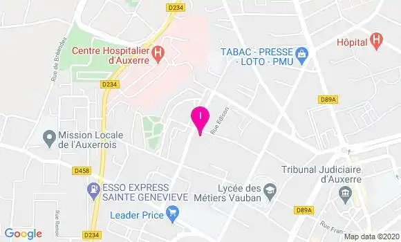 Localisation Anabelle Vivier