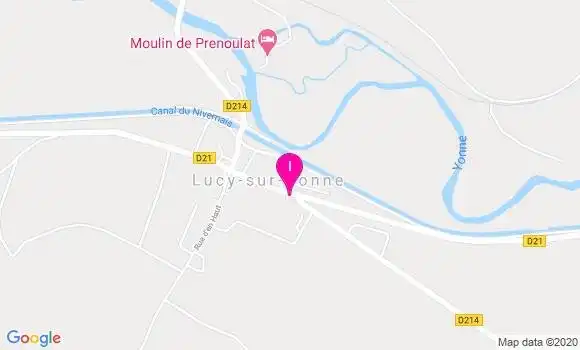 Localisation Beatrice Verdonck Defert