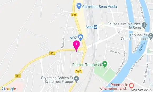 Localisation Christelle Meunier