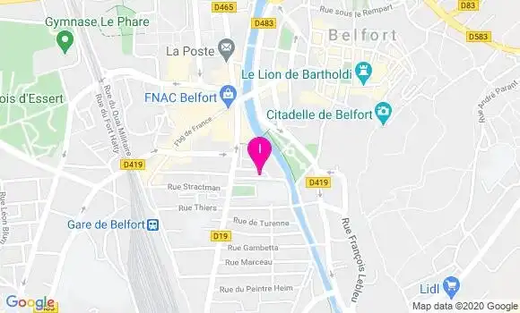 Localisation Amandine Riche