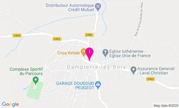 Localisation Elisabeth Rognon
