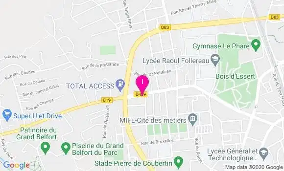 Localisation Myriam Mantey