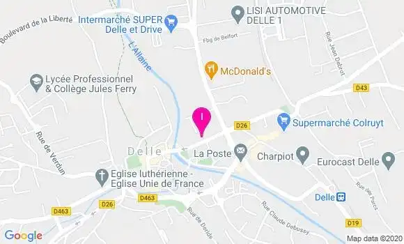 Localisation Sophie Dard