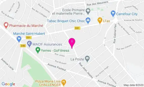 Localisation Sylvie Thrasibule