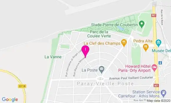Localisation Marie Christine Carlesimo