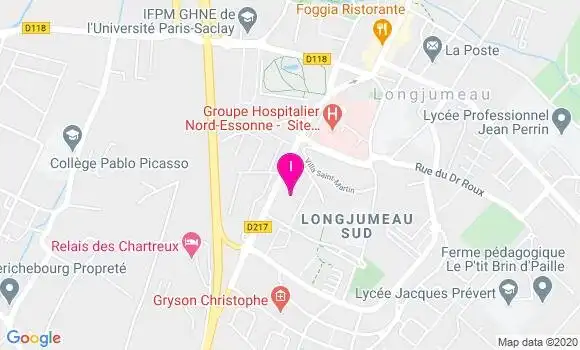 Localisation Odile Martin