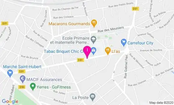 Localisation Marylene Moreno