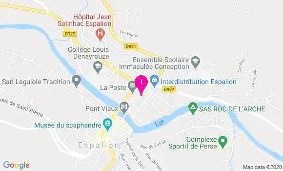 Localisation Isabelle Viguier
