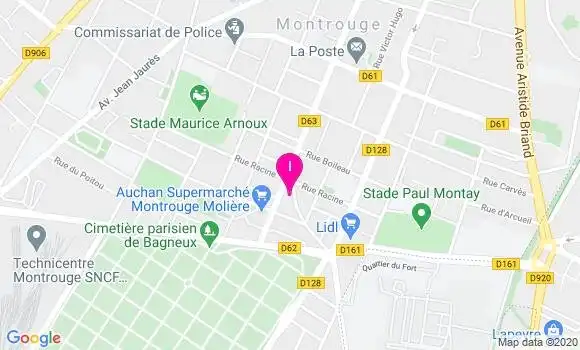 Localisation Sarah Majorkiewiez