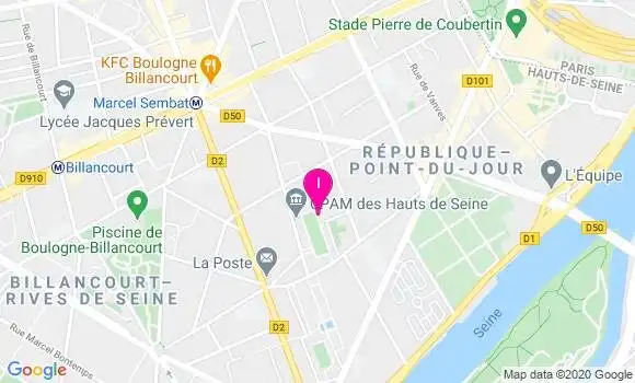 Localisation Aline Attica