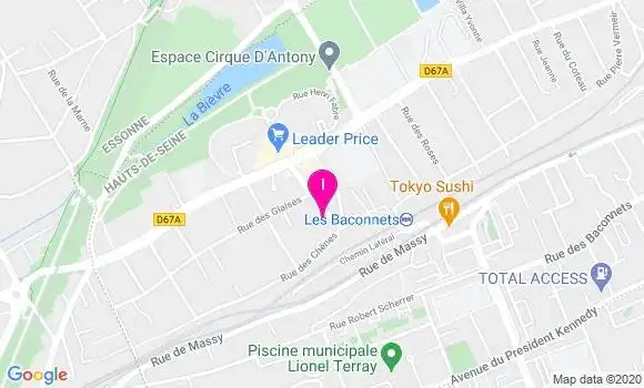 Localisation Delphine Gomes