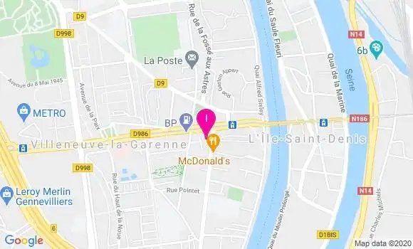 Localisation Cristina Henry