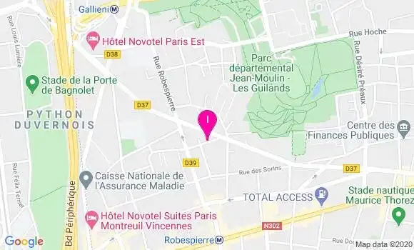 Localisation Jean Claude Pisano