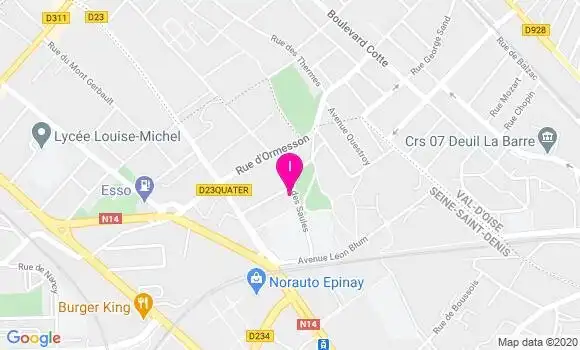 Localisation Helene Bouslah