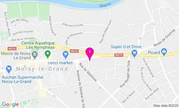 Localisation Nathalie Monclair