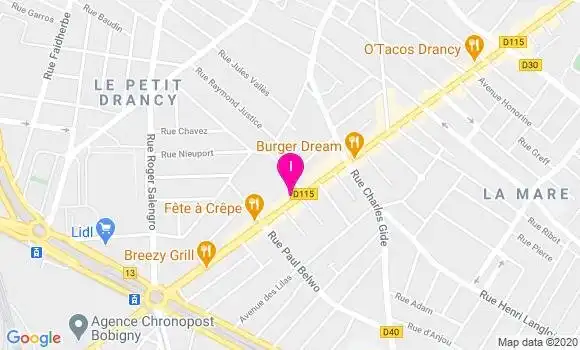 Localisation Jean Francois Tricot