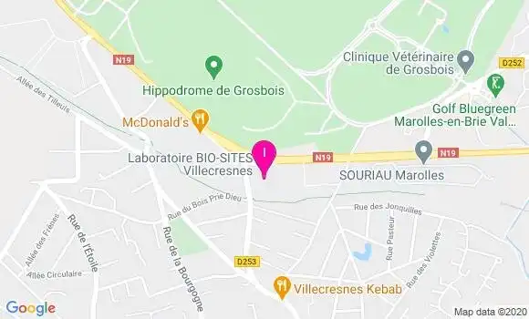Localisation Emmanuelle Darnige