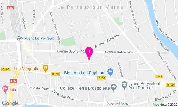 Localisation Jacqueline Dellasavina