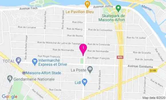 Localisation Danielle Davila