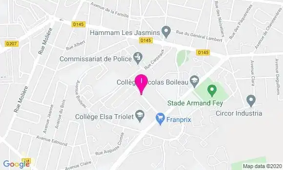 Localisation Aurelie Ngardomte
