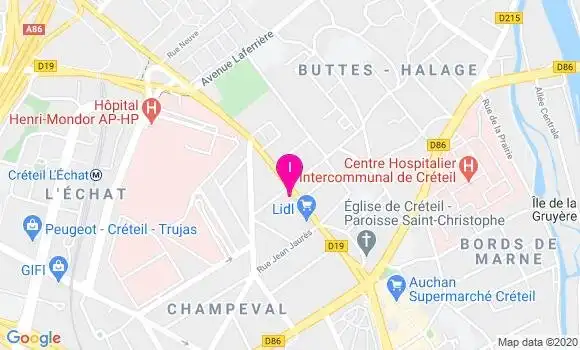 Localisation Nicole Chamton