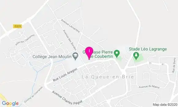 Localisation Isabelle Vandevelde