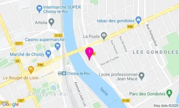 Localisation Sandra Sainte Rose
