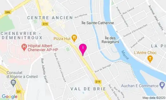 Localisation Nicolas Foulquier