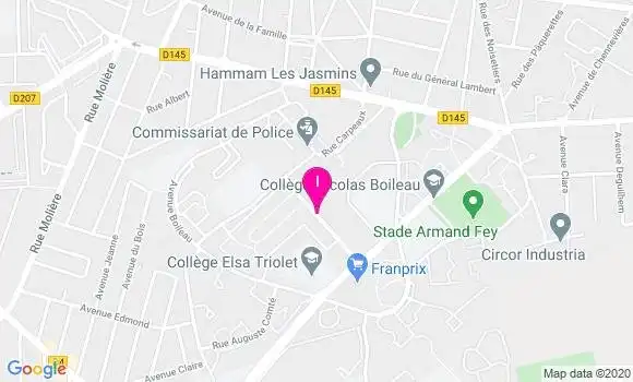 Localisation Jean Jacques Muselet