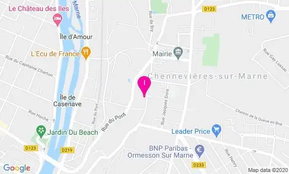 Localisation Sandrine Burel
