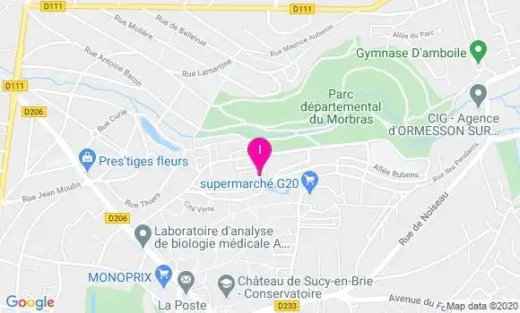 Localisation Christine Runigo