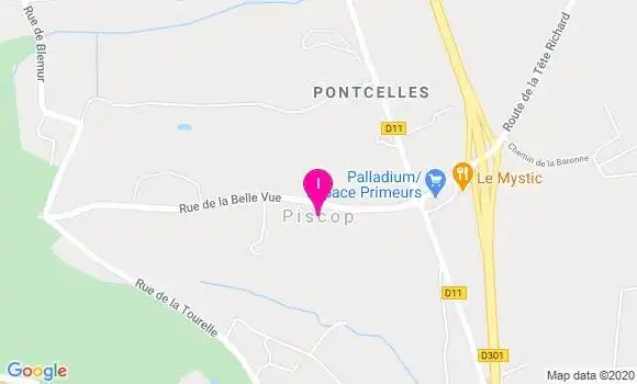 Localisation Aurelie Scancar