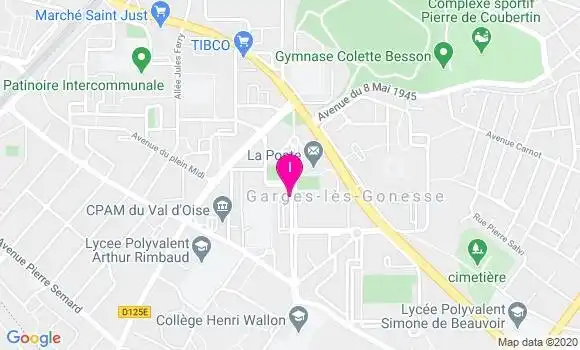 Localisation Edwige Thomas