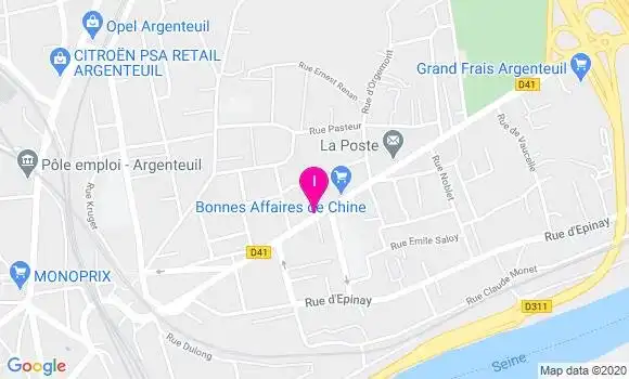 Localisation Rene Lise Pulval Dady
