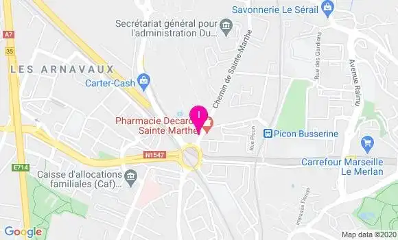 Localisation Carine Sanchez