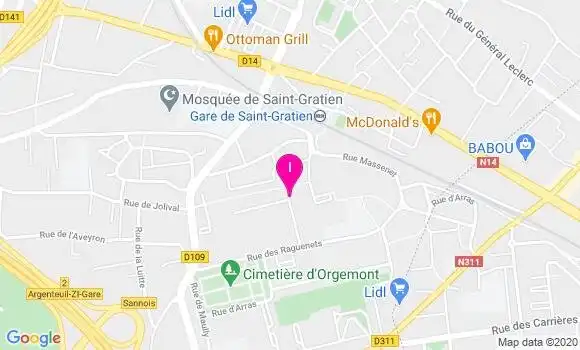 Localisation Jean Yves Laizet