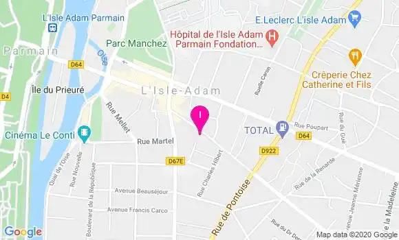 Localisation Arsenette Ricaud