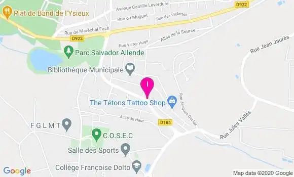 Localisation Charlene Rollet