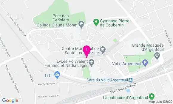 Localisation Patrick Olivier