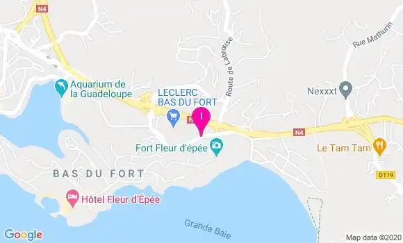 Localisation Nadine Lawrence
