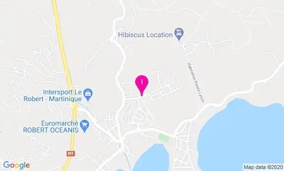 Localisation Pierrette Bernabe
