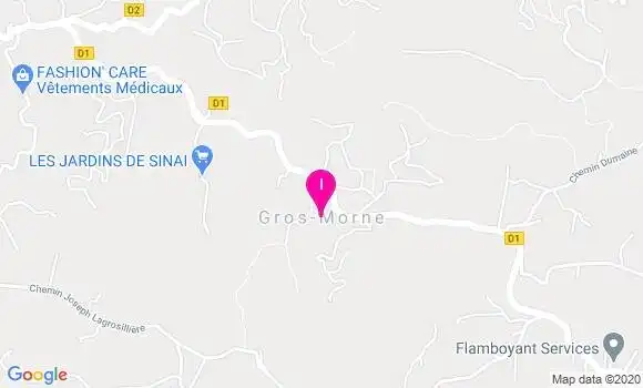Localisation Gladys Procolam Albert