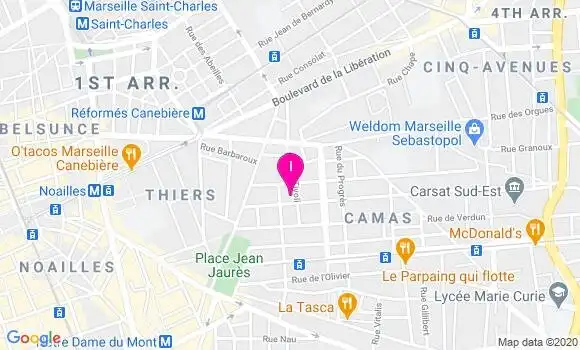 Localisation Marie Durousseau Dugontier