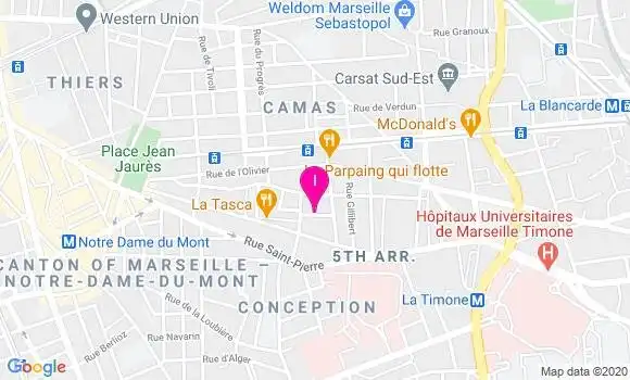 Localisation Isabelle Fredj
